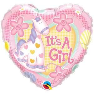  Its A Girl Soft Pony Mini Balloon: Toys & Games