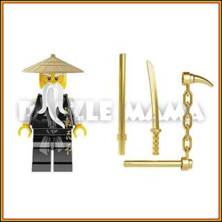 LEGO NINJAGO 2255 Spinner bricks Spinjitzu Masters Ninja Sensei Wu 
