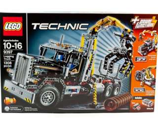LEGO Technic #9397 Logging Truck 1308 pieces Motorized Boom Arm Crane 