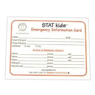  STAT KIDS Emergency Cards, 5 pack: Explore similar items