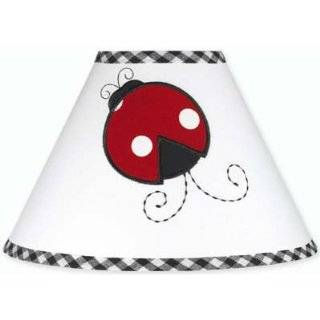 Red and White Ladybug Polka Dot Girls Childrens Lamp Shade by JoJo 