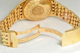 Breitling NAVITIMER K23322 Gold with Bracelet Box / Papers  