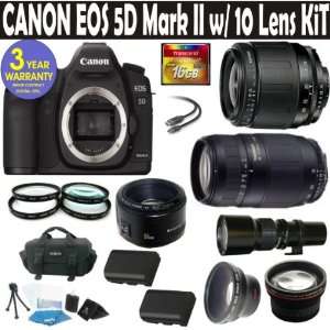   Lens + Canon 50mm 1.8 Lens + 16GB Deluxe Accessory Kit + 3 Year