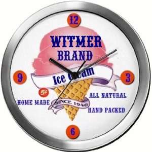  WITMER 14 Inch Ice Cream Metal Clock Quartz Movement 