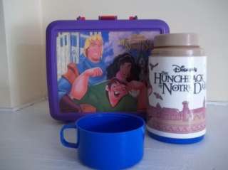 DISNEY THE HUNCHBACK OF NOTRE DAME LUNCHBOX AND THERMOS  