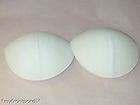 NEW 2 PK COTTON COVERED FOAM BRA CUPS ENHANCERS PUSH UP