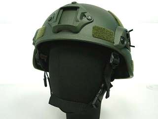 MICH TC 2000 ACH Helmet w/NVG Mount & Side Rail OD  
