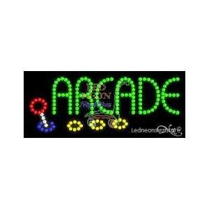 Arcade LED Sign 11 inch tall x 27 inch wide x 3.5 inch deep outdoor 