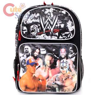 WWE Wrestling School Backpack 16 Large Bag John Cena,Triple H L 