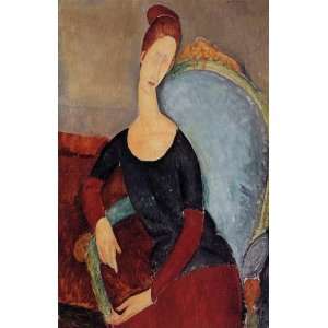   of Jeanne Hebuterne Seated in an Armchair Amed