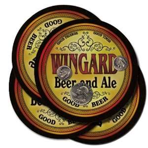  WINGARD Family Name Beer & Ale Coasters: Everything Else