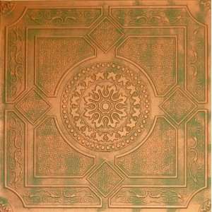 R30CP 20 X 20 Copper Patina Tin Looking Finish Texture Ceiling 