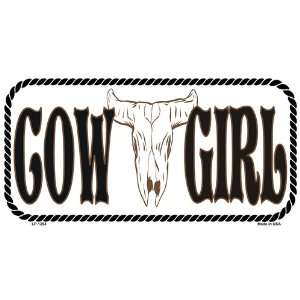  America sports Cowgirl Cow Girl License Plate Sports 