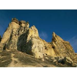  Rock Formation with Cave Homes in the Cappadocia Region of 