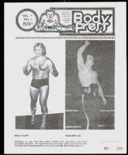 Wrestling Program Edmonton 1980 Bruce Hart Dynamite Kid  