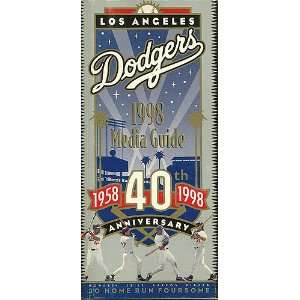  Los Angeles Dodgers 1998 Media Guide Books