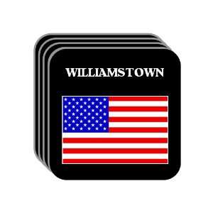  US Flag   Williamstown, New Jersey (NJ) Set of 4 Mini 