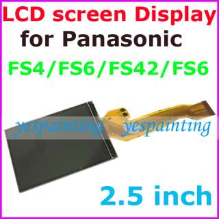 LCD Screen Display for Panasonic DMC FS4 FS2 FS42 FS62  