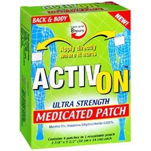  ACTIV ON MEDICATED PATCH 3 OZ