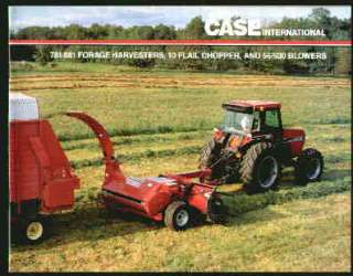 Case IH Forage Harvester Flail Chopper Blower Brochure  