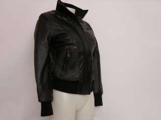 You are biding for one genuine soft sheep leather jacket,color dark 