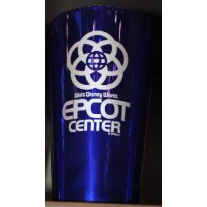  Walt Disney World Epcot Center Logo Retro Glass 