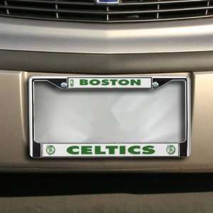  NBA Boston Celtics Chrome License Plate Frame: Sports 