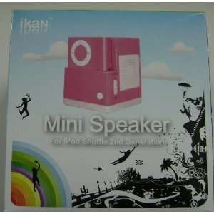  MINI SPEAKER IPOD SHUFFLE 2ND GENERATION PINK: MP3 Players 