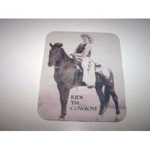  PEE WEE HERMAN Ride Em Cowboy COMPUTER MOUSE PAD 