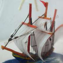   bottle HMS Handcrafted Home Deck Decor Nautical boat Model HD01  
