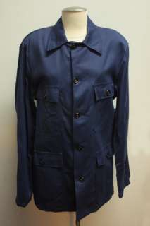 Mens French Workmans Blue Jacket Bill Cunningham #5  