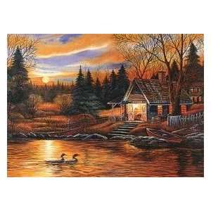    Romantic Scenery 500 Piece Glow in the Dark Puzzle: Toys & Games