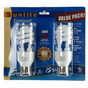 Sunlite SM13/E/26K/CD2 13 Watt Mini Spiral Energy Star Certified CFL 