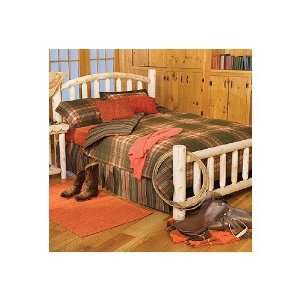  Rustic Cedar Sunburst Frame Bed   Double