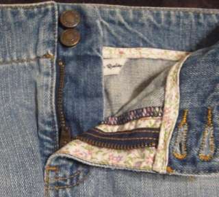 Abercrombie & Fitch Size 8 Blue Jean Denim 5 Pocket Mini Skirt  