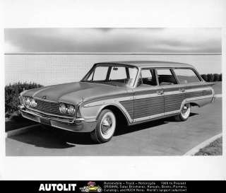 1960 Ford Woodie Station Wagon Factory Photo  