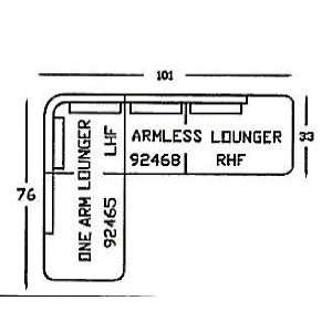  Sofa Arrangement (2 pieces) (Price is for Sectional Sofa Arrangement 