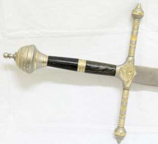 Used Scottish Claymore Broadsword with 37 Inch High Carbon Steel Blade