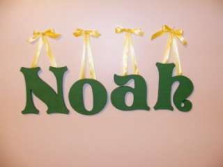10 Personalized wooden wall letters baby nursery wood  