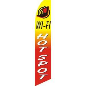  WI FI Hot Spot Swooper Feather Flag: Office Products