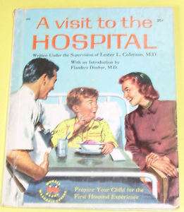Visit To The Hospital 1958 Wonder book Nice SEE  