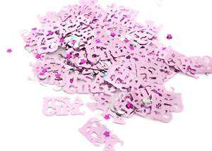 Its A Girl Baby Shower Confetti  