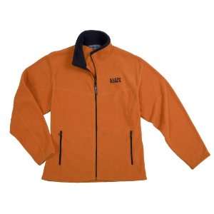KLEIN TOOLS 96612ORG L Klein Fleece Jacket   Mens Orange, Large 