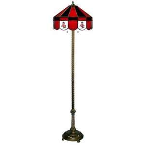    NCS NCAA North Carolina State Wolfpack 16 Stained Glass Floor Lamp