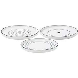   Bono Dessert Plates (Set of 3) by Catharina Kippel: Kitchen & Dining