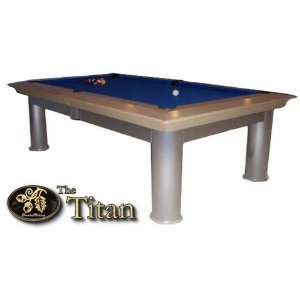  The Titan Pool Table (Honey Finish Rails) Sports 