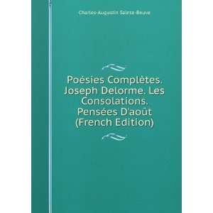   French Edition) Charles Augustin Sainte Beuve  Books