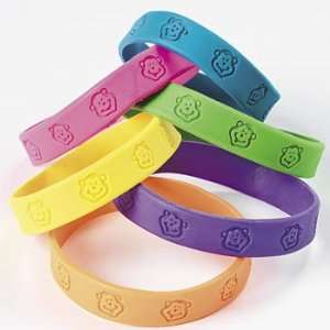  Neon Monkey Bracelets   Novelty Jewelry & Bracelets: Toys 