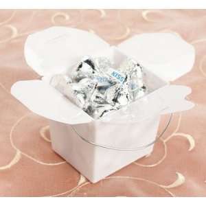  White Takeout Boxes   Party Favor & Goody Bags & Paper 