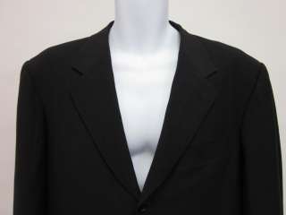 PAL ZILERI MENS Black Single Breasted Pantsuit Sz52ITAL  